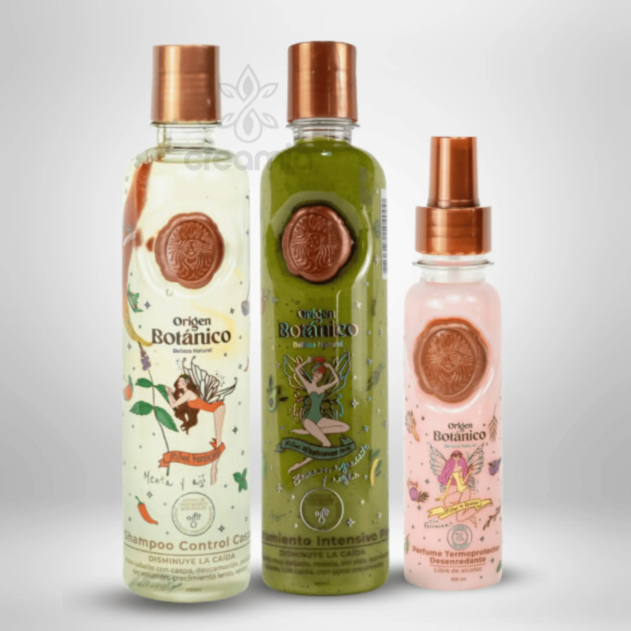 Ritual Botanico Post-Care Combo Chili Shampoo + Avocado Banana Treatment + Heat Protectant Detangler