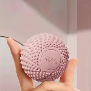 Muscle Massage Ball with Spiky Surface, Ergonomic Design for Back Pain Relief, Suitable for Yoga Gym Home Use