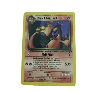 Pokémon Trading Card Game Dark Charizard 21/82 80 HP Continuous Fireball Nail Flick TCG Card