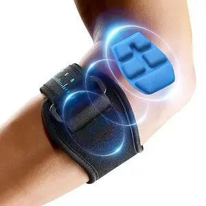 3D Air Cushion Elbow Brace for Tendonitis, Tennis & Golf Elbow Relief, Adjustable Elbow Support Wrap with Compression Pad for Sports, Work & Injury Recovery, A Gift for Father's Day, Birthday, Christmas