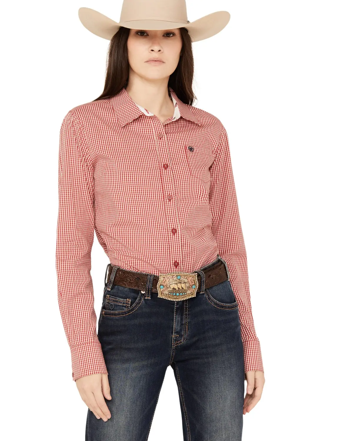 Ariat Women's Women'S Boot Barn Team Kirby Embroidered Long Sleeve - 10047394
