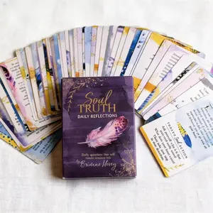 Soul Truth Self-Awareness Tarot Deck Durable Tarot Cards | 55 Cards for Personal Growth & Intuitive Guidance