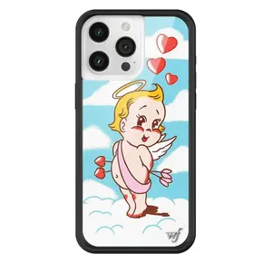 Wildflower Cases - Lil Angel, Limited Edition iPhone Case |  Accessories Durable Protection  Custom Dainty Blue Clouds Hearts Trendy