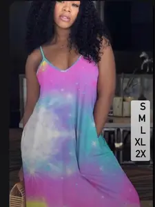 Colourful dress for Woman