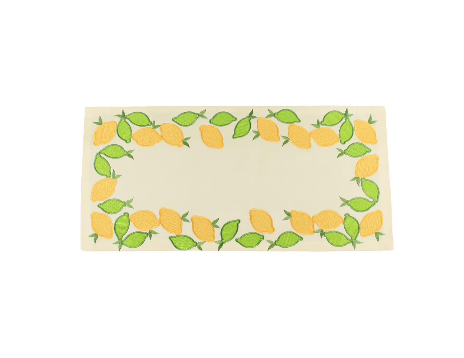 Linens Art And Things - Classic, Wrinkle Resistant, Durable All-Seasons Kitchen Linen Table Runner with Dimensional Texture