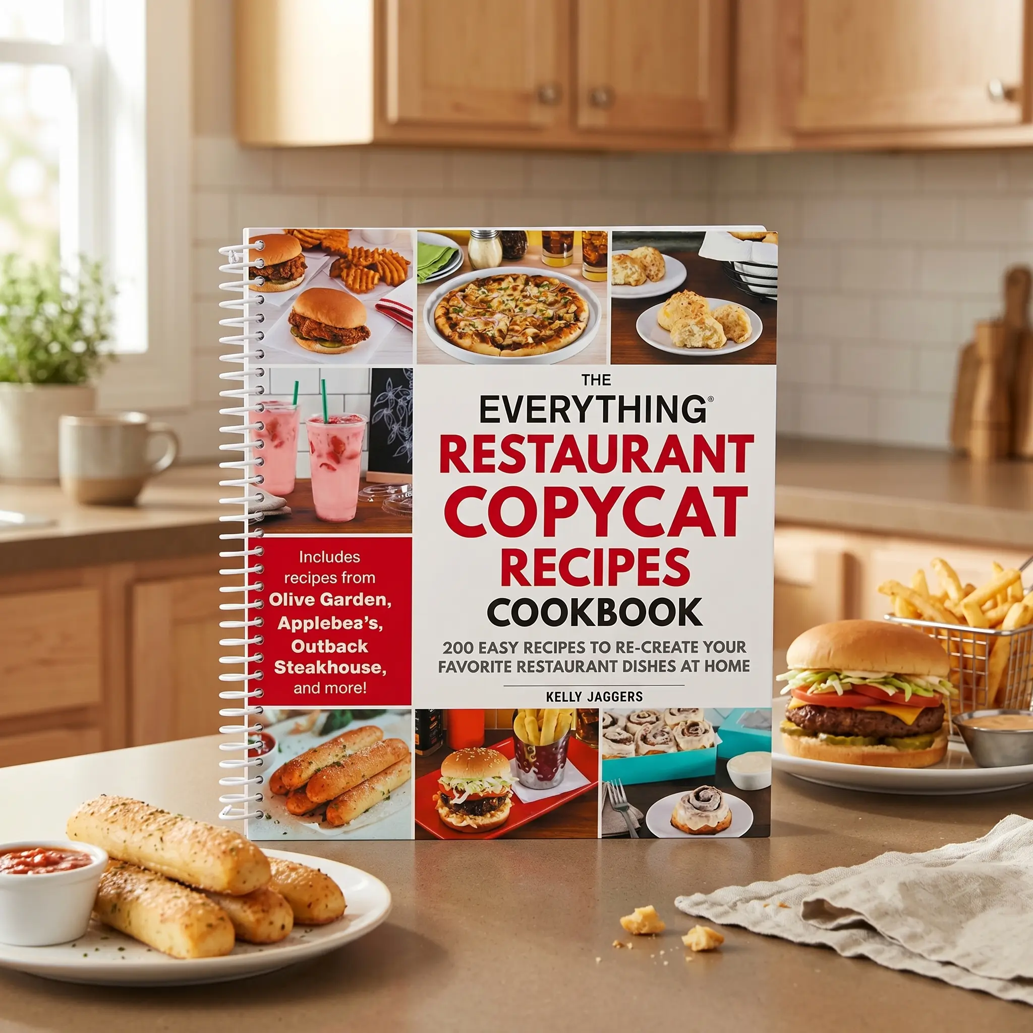 The Everything Restaurant Copycat Recipes Cookbook | 200 Easy Home Cooking Recipes Inspired by Restaurant Favorites with Burgers, Pizza, Pancakes, Breadsticks, Drinks, Desserts and Family Meal Ideas