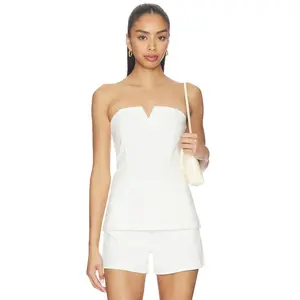 PAIGE Fiana Top in Tonal Ecru