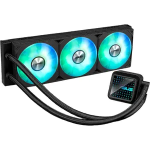 ASUS PRIME ice cpu cooling for digitizer 360 ARGB 5060 ti Integrated CPU Water Cooling Radiator Computer Case Fan 34dBA Quiet Pre-Installed Easy