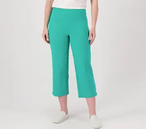 Women with Control Petite Tummy Control Full Leg Crop Pants
