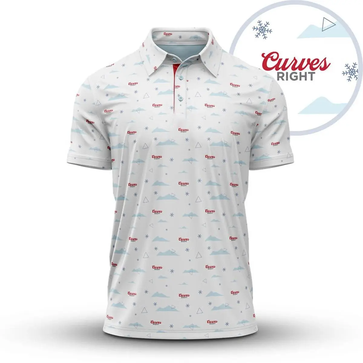 Curves Right Pattern Men's Bogey Golf Ball Polo Shirt Masters Golf Tennis Polo Tops Light Beer Masters Tournament Shirt 2026 GPA Championship Performance Outdoors Sport Shirt, Ideal Gift for Hunting Season Dad Golfers