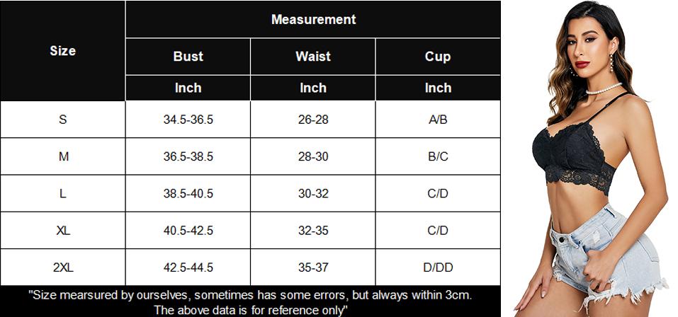 Avidlove Lace Bralettes for Women Padded Bralette Camisole Racerback Crop Top Floral Lace Bralettes V Neck