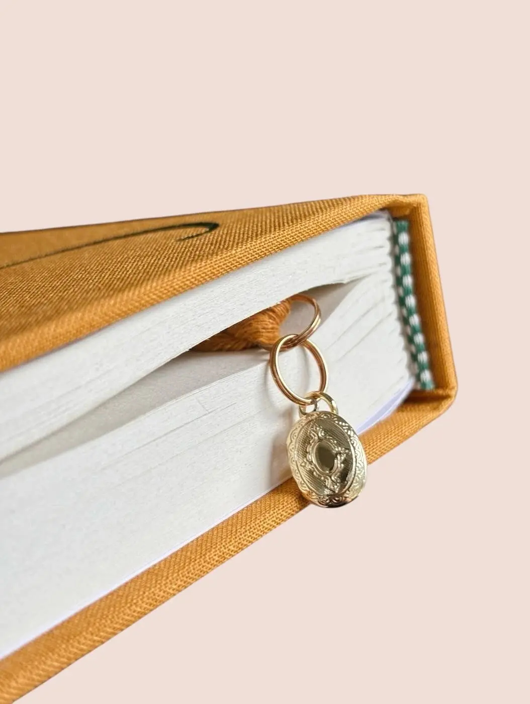 Custom Shaped Mini Locket Charm Bookmarks - 12in Handmade Office Stationery, Gentle on Book Pages, Lightweight, Easy to Slip Into Novels Journals or Planners, Ideal for Everyday Readers, Affordable Bookmarking Gift