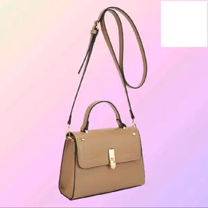 Small Brown Shoulder Bag with Adjustable Strap and Chain, Ideal for Everyday Use