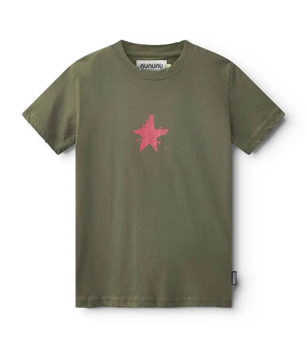 Nununu Splat T-shirt Olive