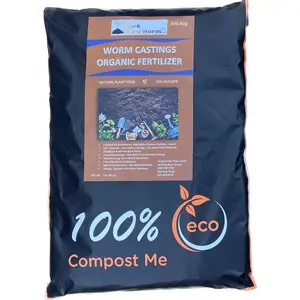 Worm Castings (Vermicompost), (2, 5, 10 lb) Soil Builder Organic Fertilizer, All Natural