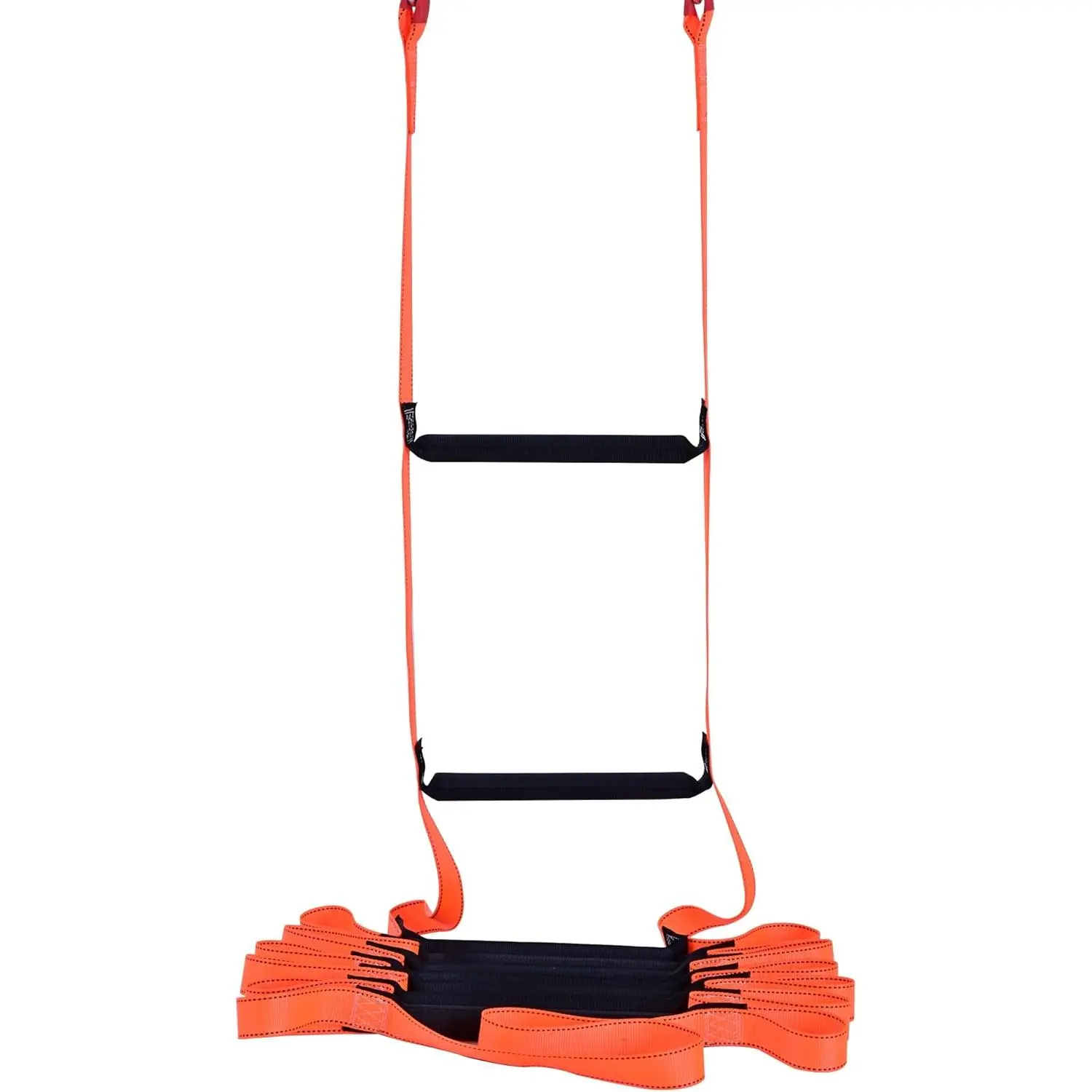 Emergency Fire Escape Ladder 9.8 Feet for 2 Story Homes Reusable Safety Extension Rope Ladder for Home Window Balcony Railing Tree House