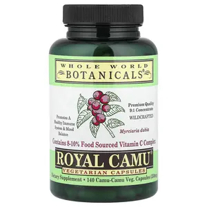 Whole World Botanicals Royal Camu®, 140 Veg Capsules