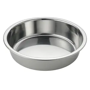 Stainless Steel Puppy Dish – Wide Non-Tip Feeding Bowl for Puppies by Advance Pets Products