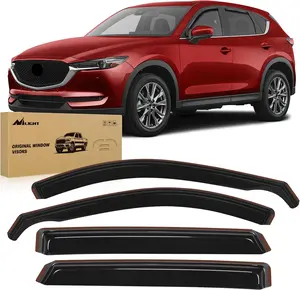 Nilight Window Rain Guards for Mazda CX-5 2017 2018 2019 2020 2021 2022 2023 2024 2025 Window Deflectors, Vent Window Visors-4 Pieces Car Accessories Auto Accessories