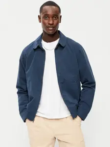Old Navy Men's Twill Harrington Jacket Old Navy Men's Twill Harrington Jacket