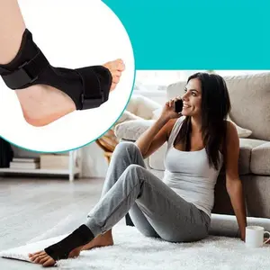 1 Pc Adjustable Drop Foot Brace Orthosis, Breathable Foot Splint Support Health Care Posture Corrector