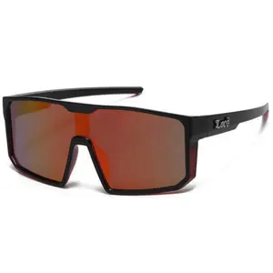 Locs Stylish Sunglasses with UV Protection Color Lenses, Black Frame & Durable Design