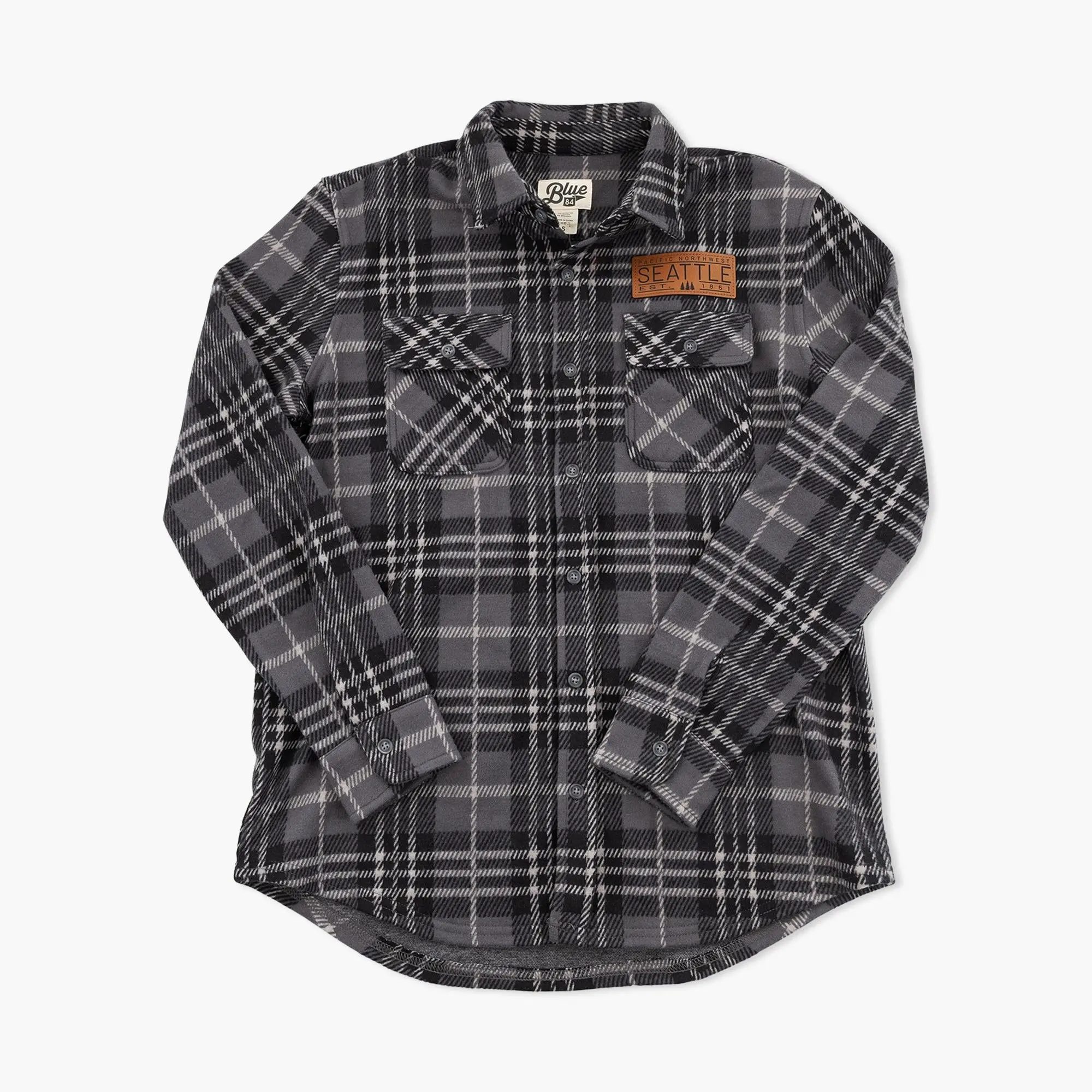 Blackhelm Pines Black Seattle Flannel
