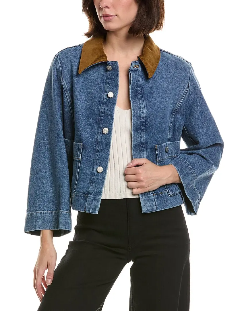 FRAME The Mini Denim Swing Jacket
