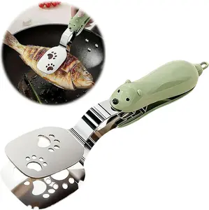 Stainless Steel Bear Pancake Griddle Clip, Multifunctional Kitchen Tool for Frying Eggs, Fish, and Steaks, Durable & Easy-To-Use Design