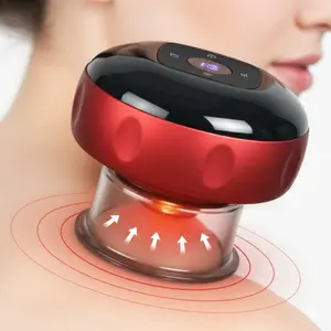 Adjustable Electric Cupping Massager - Professional Fascia Relaxation Therapy, Portable Home Massage for Neck Shoulders Back Legs, Body Shaping Contour Tool, Scar-Free Recovery Equipment for Fitness.