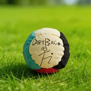 1PC Suede Dirt Bag Hacky Sack Footbag Crochet Juggling Ball Outdoor Beach Party Game Stress Relief Fidget Toy TikTok Viral Gift For Teens Adults Beginners			
