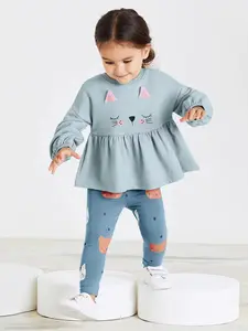 Toddler & Kids Sweet Kitty Two-Piece Set