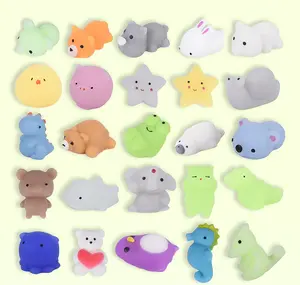 25PCS Squishy Animal Toys Set – Soft, Stretchy, Washable Stress Relief Mini Animals