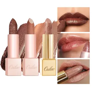OULAC Nude Lipstick Set  Smooth Creamy Texture Vegan Formula Hydrating Makeup Essential Perfect Christmas Gifts for Women Gloss Lipgloss