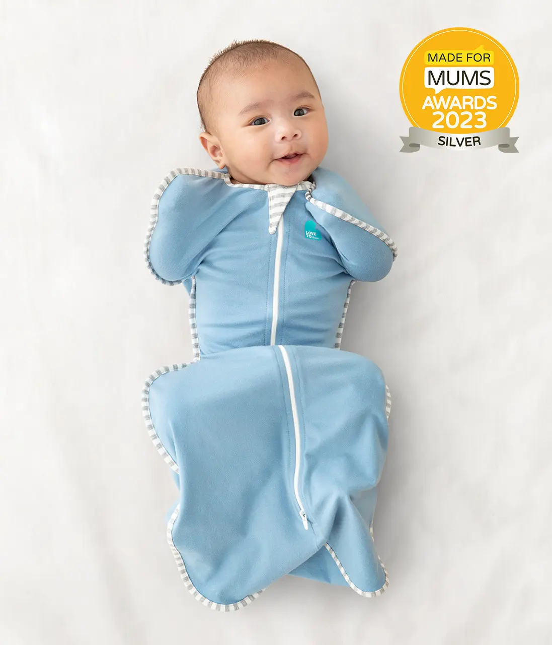 Swaddle Up™ 1.0 TOG Cotton Dusty Blue Swaddle Up™ 1.0 TOG Cotton Dusty Blue