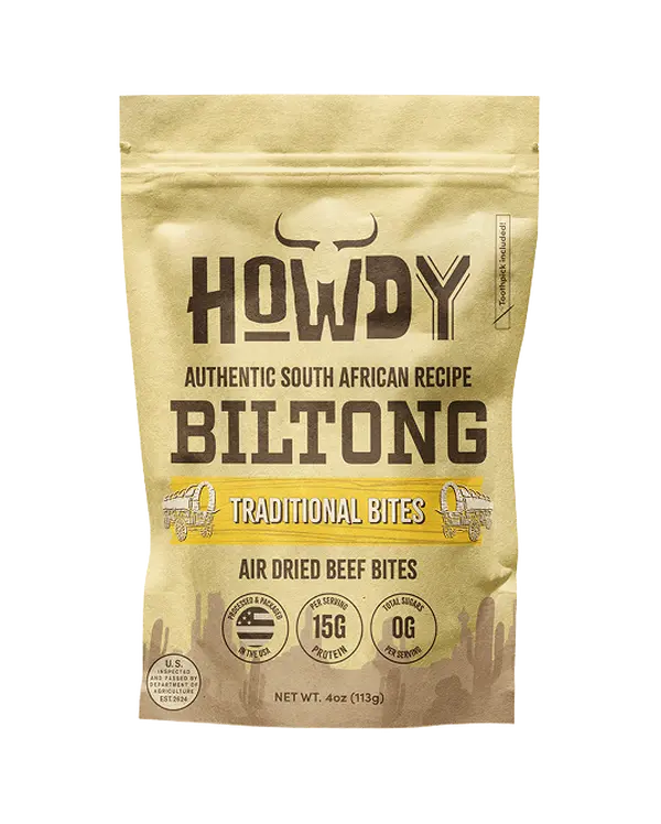 Biltong "Bites" Traditional 4oz