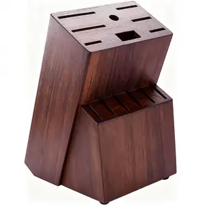 15-Piece Set Solid Wood Knife Holder Kitchen Knife Multi-Functional Storage Rack Knife Rack Kitchen Knife Holder