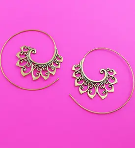 Gild Brass Hoop Earrings/Hangers