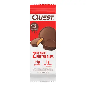 Quest Nutrition Peanut Butter Cups, High Protein, Low Carb, Gluten Free, Keto Friendly, 4ct