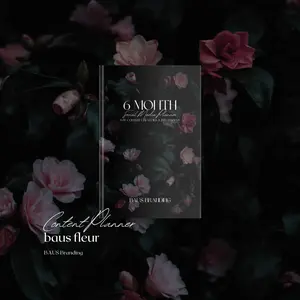 Social Media Planner: For Content Creators & Influencers | BAUS Fleur