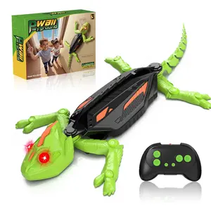 Wall Climbing Lizard,Wall Crawler Robot Gecko Remote Control,Floor Ceiling Crawling Electric Lizard Rc Car Toy,Cool Kids Toys for 3 4 5 6 7 8 9 10+ Year Old Boys Girls Teens