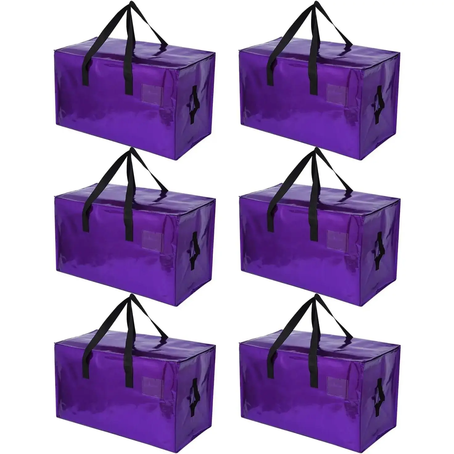Pack Moving Bags Heavy Duty, Extra Large Moving Bags, Moving Supplies, Storage Bags with Handles and Zippers, Waterproof Totes for Storage Space Saving Packaging Shipping