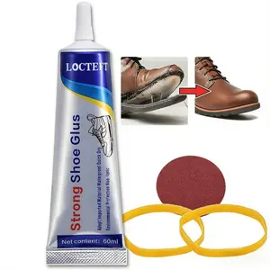 60ml Premium Shoe Glue, Durable & Soft Waterproof Bond Repair Adhesive for Leather & Sport Shoes, Sneakers