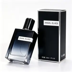 ANGEL ELVES Clear Blue Perfume | 50ml 1.7Fl.OZ | men's colognes |Grapefruit begins, complemented by the sharpness of pepper, blended with the warm spiciness of ginger and nutmeg, and concludes with cedar wood |summer fragrance men | long lasting perfume