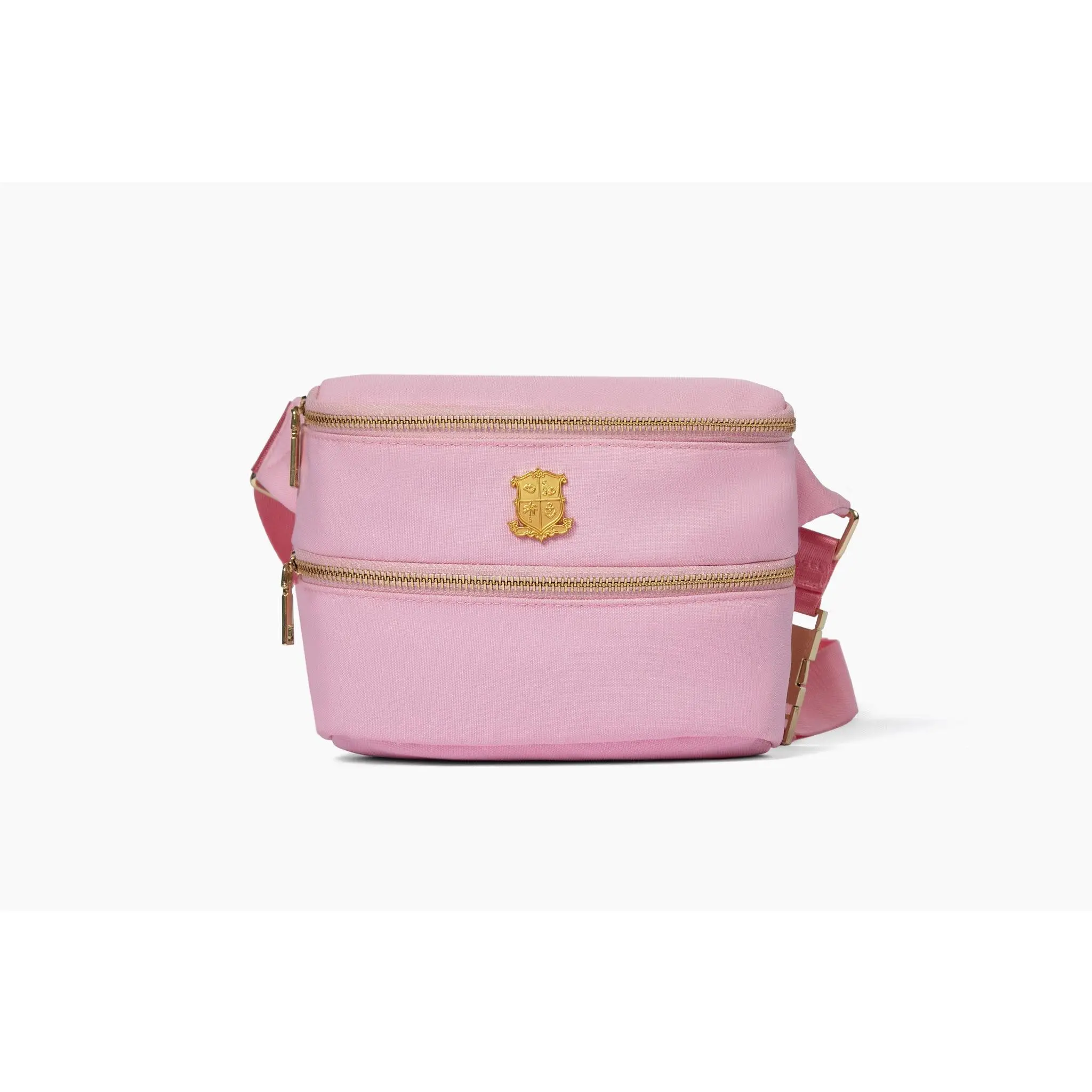 Strawberry Milk Pink Belt Bag for Women, Lightweight Hands-Free Crossbody Bag with Adjustable Wide Strap, Travel Friendly Fashion Shoulder Bag for Shopping,Daily Wear,Casual Balt Bag
