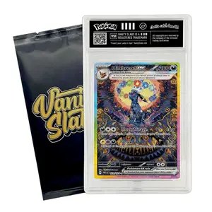 Random Pokémon Slab | Ultra or Double Rare Card in Display Slab | EX, V, VMAX, VSTAR | Includes 10 BONUS Holo Cards | Perfect Giftable for Kids & Collectors