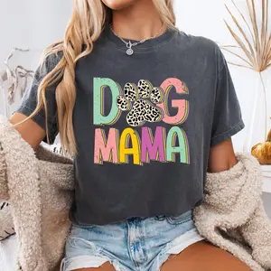Dog Paw Mama Comfort Colors Shirt, Dog Mom Shirt, Paw Dog Mom Tee, Animal Paw Tee, Dog Lover Mama Shirt, Dog Mommy Shirt, Dog Owner Gift, Floral Paw Shirt