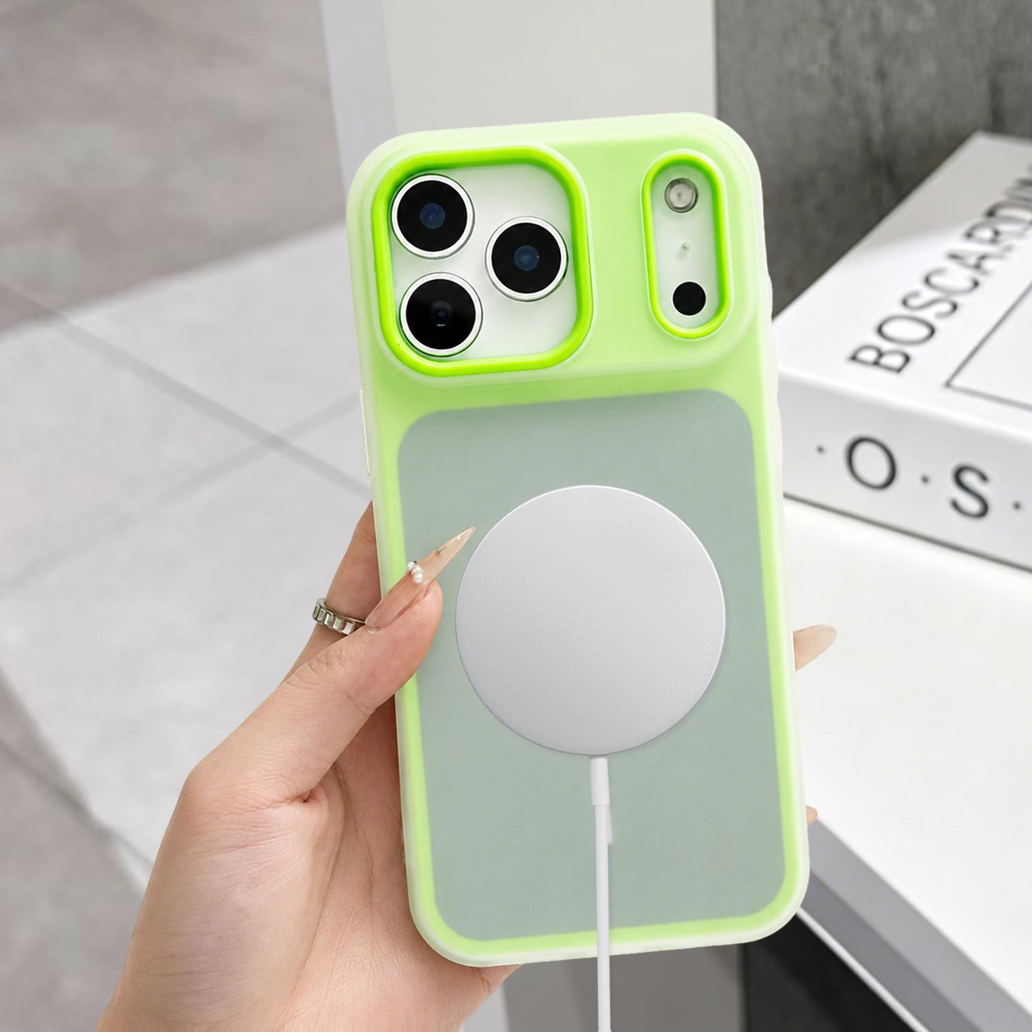 MagSafe-Compatible Slim Liquid Silicone Smartphone Case for iPhone 17/16/15/14/13/12/11 Pro Max, 3.0mm Thick Shockproof Drop Protection Soft Gel Cover, Wireless MagSafe Charge Support, Handheld Devices Accessory, Casing
