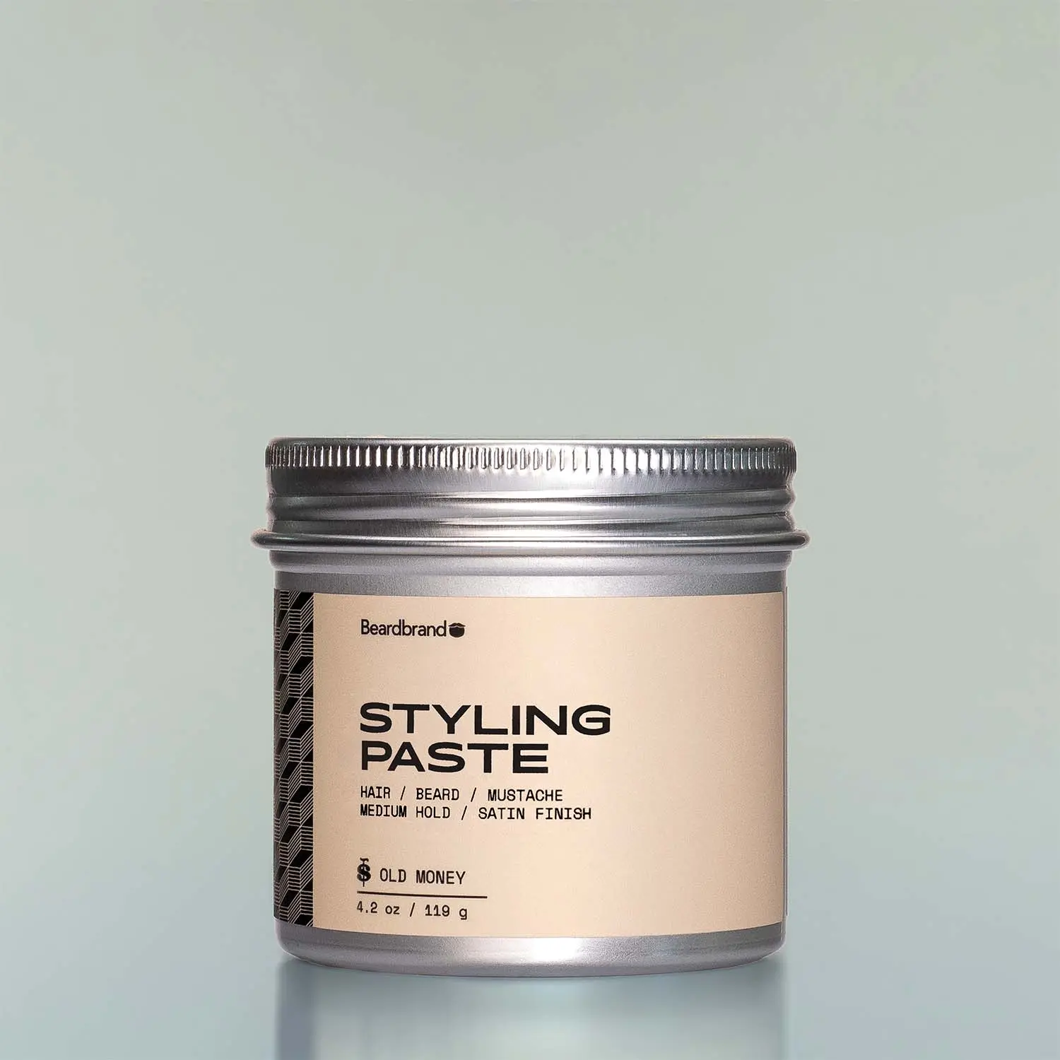 Beardbrand Old Money Hair Styling Paste for Adult Males, Complex Hold for Wavy Hair, Infused with Ylang Ylang