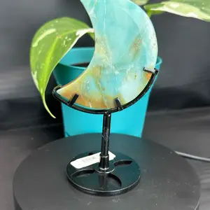 Carribean Calcite Moon W/ Stand